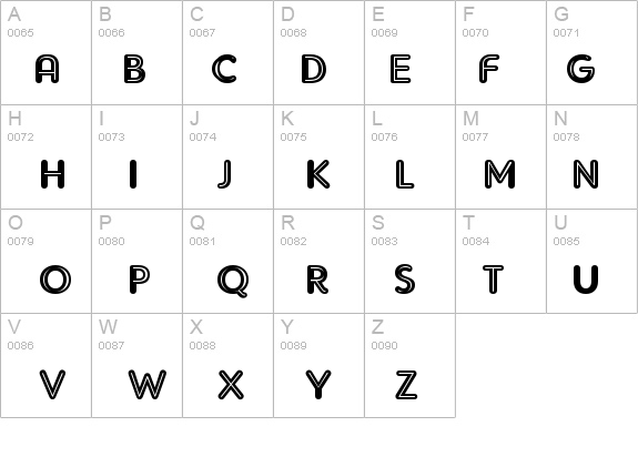 AdamGorry-Inline details - Free Fonts at FontZone.net