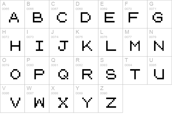 PokÃ©mon GB details - Free Fonts at FontZone.net