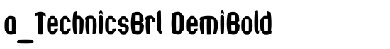 a_TechnicsBrl DemiBold - Download Thousands of Free Fonts at FontZone.net