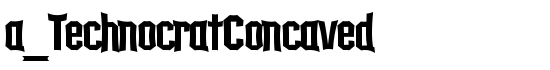 a_TechnocratConcaved - Download Thousands of Free Fonts at FontZone.net