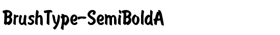 BrushType-SemiBoldA - Download Thousands of Free Fonts at FontZone.net
