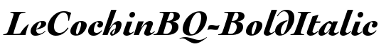 LeCochinBQ-BoldItalic - Download Thousands of Free Fonts at FontZone.net
