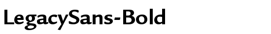LegacySans-Bold - Download Thousands of Free Fonts at FontZone.net