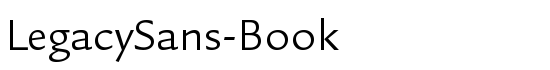 LegacySans-Book - Download Thousands of Free Fonts at FontZone.net