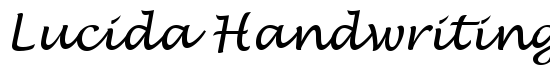 Lucida Handwriting Italic - Download Thousands of Free Fonts at FontZone.net