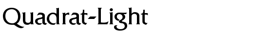 Quadrat-Light - Download Thousands of Free Fonts at FontZone.net