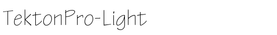 TektonPro-Light - Download Thousands of Free Fonts at FontZone.net