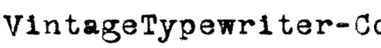 VintageTypewriter-Corona - Download Thousands of Free Fonts at FontZone.net
