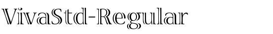 VivaStd-Regular - Download Thousands of Free Fonts at FontZone.net