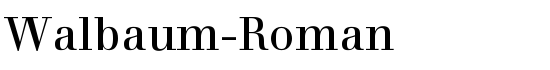 Walbaum-Roman - Download Thousands of Free Fonts at FontZone.net