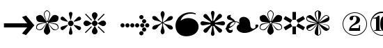 Zapf Dingbats 200* - Download Thousands of Free Fonts at FontZone.net