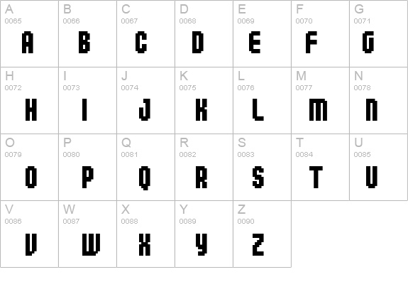 04b_25 details - Free Fonts at FontZone.net