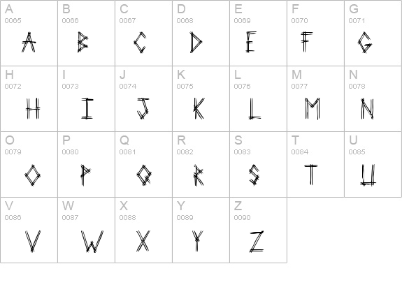 2 Prong Tree details - Free Fonts at FontZone.net