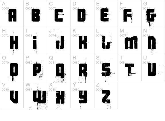 3 theHard way RMX details - Free Fonts at FontZone.net