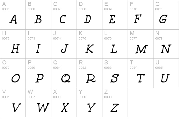5thGrader Bold Italic details - Free Fonts at FontZone.net