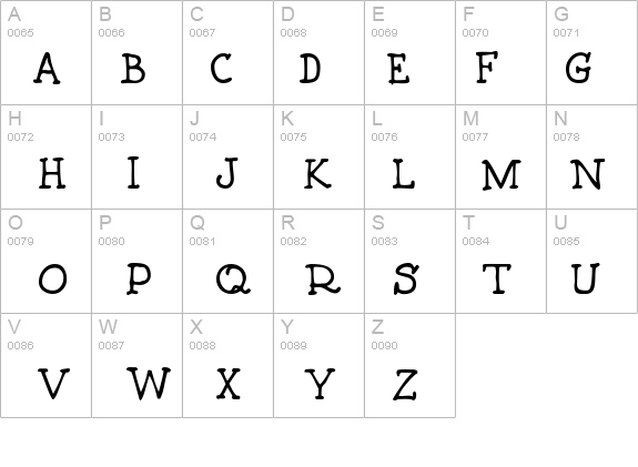 5thGrader Bold Font - FontZone.net