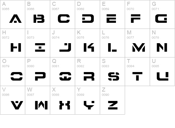 7th Service details - Free Fonts at FontZone.net