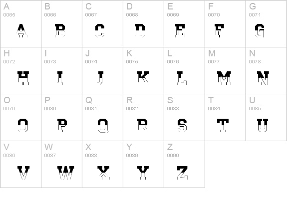 a_CampusB&W details - Free Fonts at FontZone.net