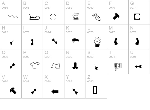 A&L Dingbats 2 Normal details - Free Fonts at FontZone.net