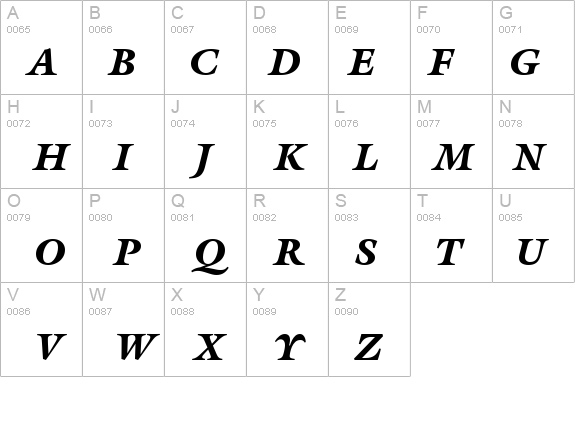 Acanthus Black SSi Black Italic details - Free Fonts at FontZone.net