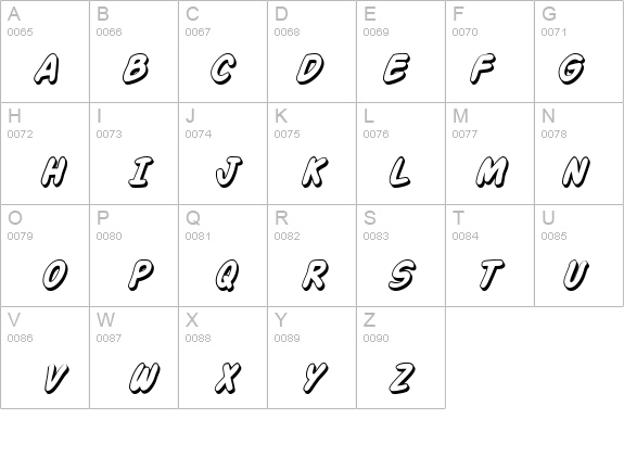 Action Man Shaded Italic details - Free Fonts at FontZone.net