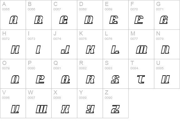 AddLoops Outline details - Free Fonts at FontZone.net