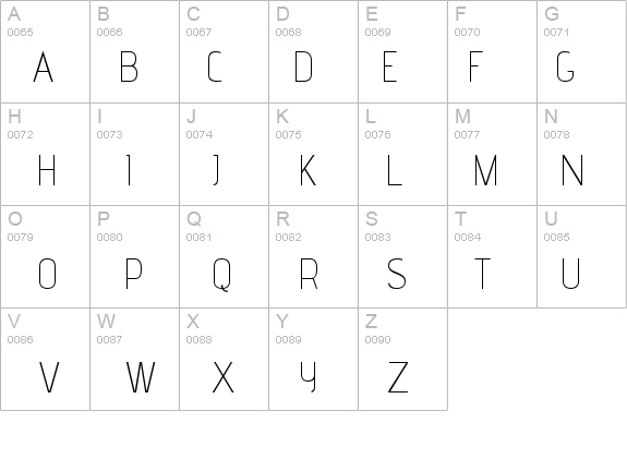 advent Extra Light details - Free Fonts at FontZone.net