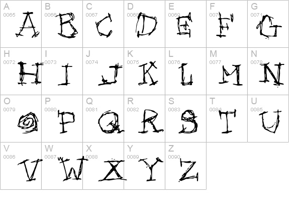 Afectionless details - Free Fonts at FontZone.net