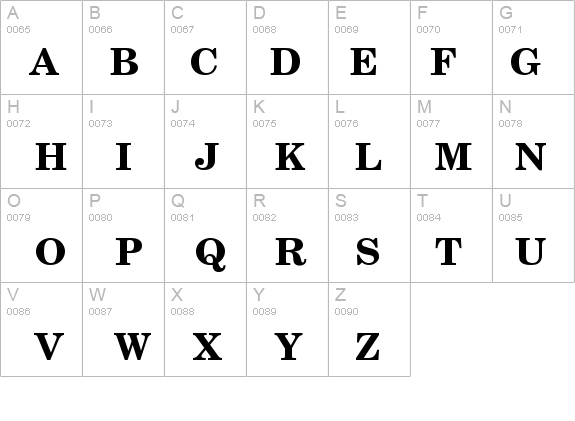 AG New Handbook Bold Bold details - Free Fonts at FontZone.net