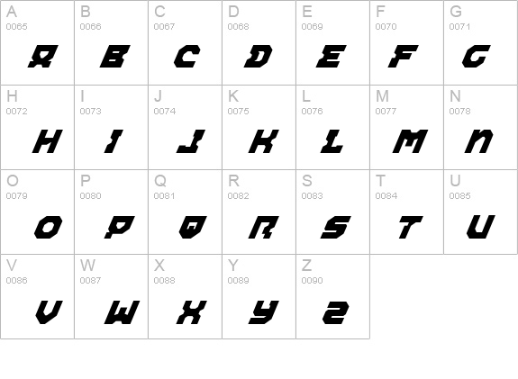 Airacobra Italic details - Free Fonts at FontZone.net