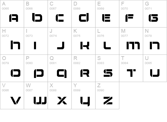 Airlock details - Free Fonts at FontZone.net