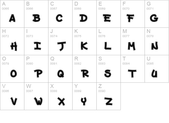 AKApprique Black details - Free Fonts at FontZone.net