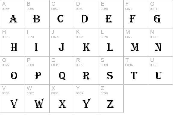 Algerian details - Free Fonts at FontZone.net