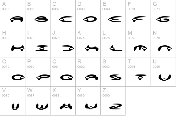 alienation details - Free Fonts at FontZone.net