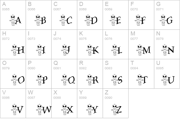 AlienBaby details - Free Fonts at FontZone.net