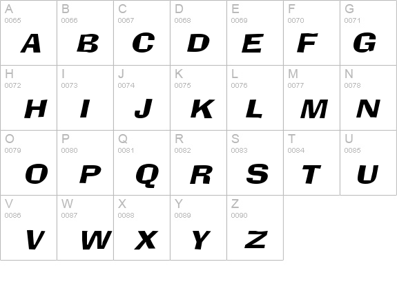 Alor Narrow Wide Italic details - Free Fonts at FontZone.net