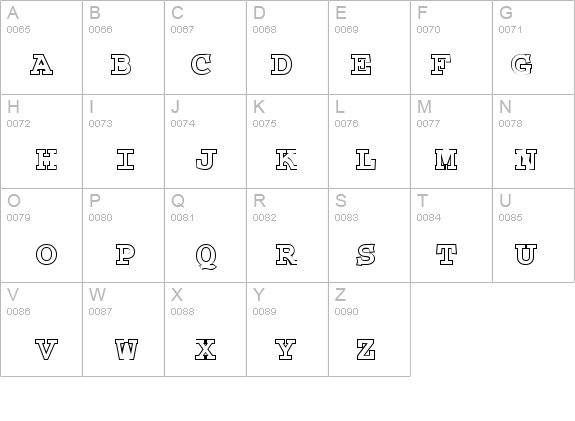 AlphabetOpen details - Free Fonts at FontZone.net