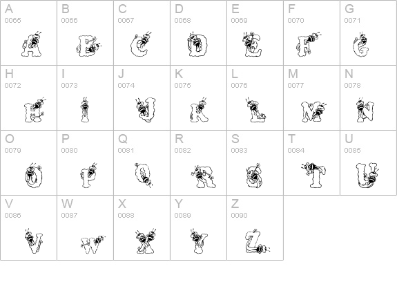 AlphaBizzyBee details - Free Fonts at FontZone.net