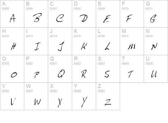 AlvinsHand Regular details - Free Fonts at FontZone.net