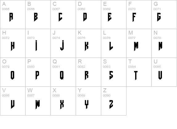 AmazDooMLeft2 details - Free Fonts at FontZone.net