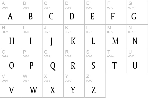 Ameretto-Condensed Normal details - Free Fonts at FontZone.net