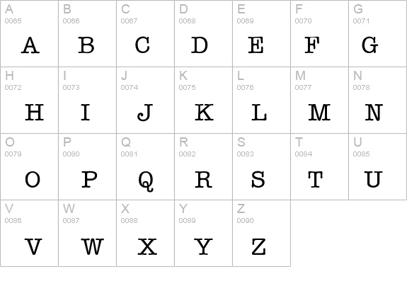 AmericanTypewriter-Light details - Free Fonts at FontZone.net