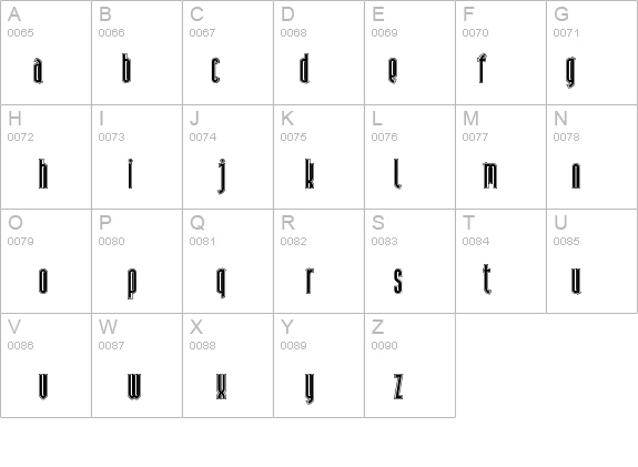 AndironOutline details - Free Fonts at FontZone.net