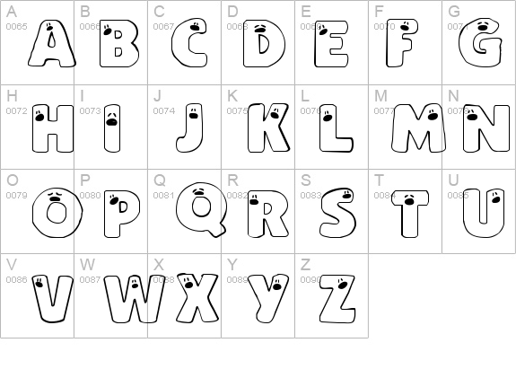 AnniesPeepers details - Free Fonts at FontZone.net