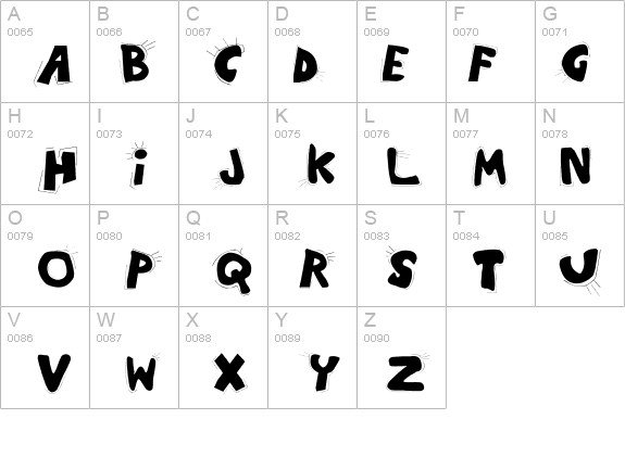 ANS chiqui-street details - Free Fonts at FontZone.net