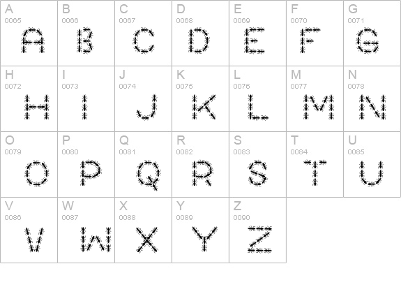 AntPile details - Free Fonts at FontZone.net