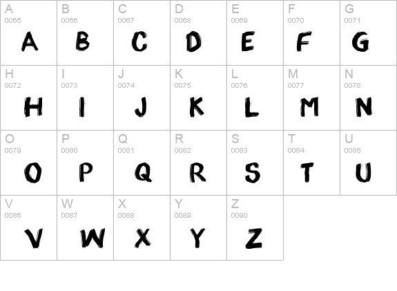 appo paint details - Free Fonts at FontZone.net