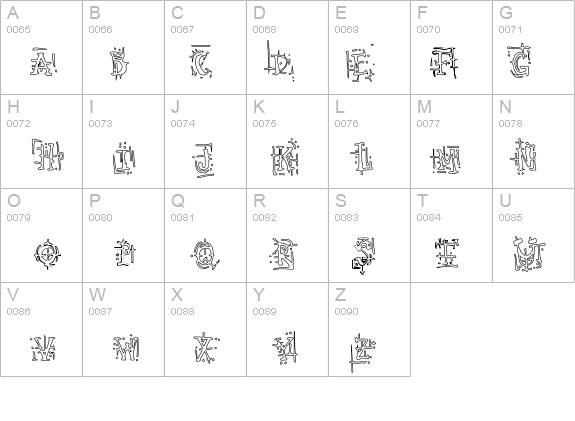Armaggedon Industrial Hollow details - Free Fonts at FontZone.net