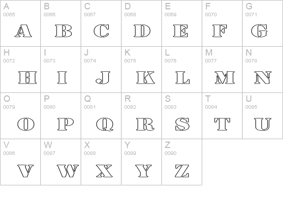 Army Hollow Expanded details - Free Fonts at FontZone.net