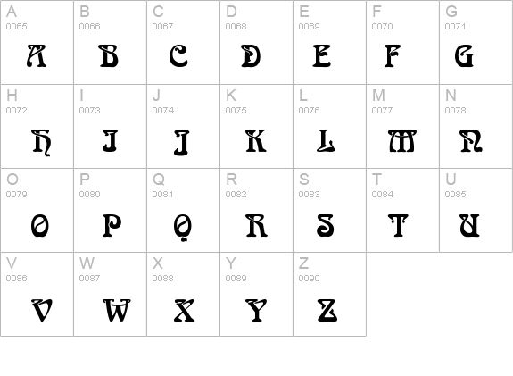 ArnoldBoecklin-ExtraBold details - Free Fonts at FontZone.net
